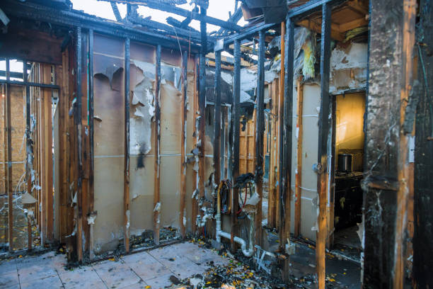 Professional Emergency Fire Cleanup technician working in Round Rock, TX